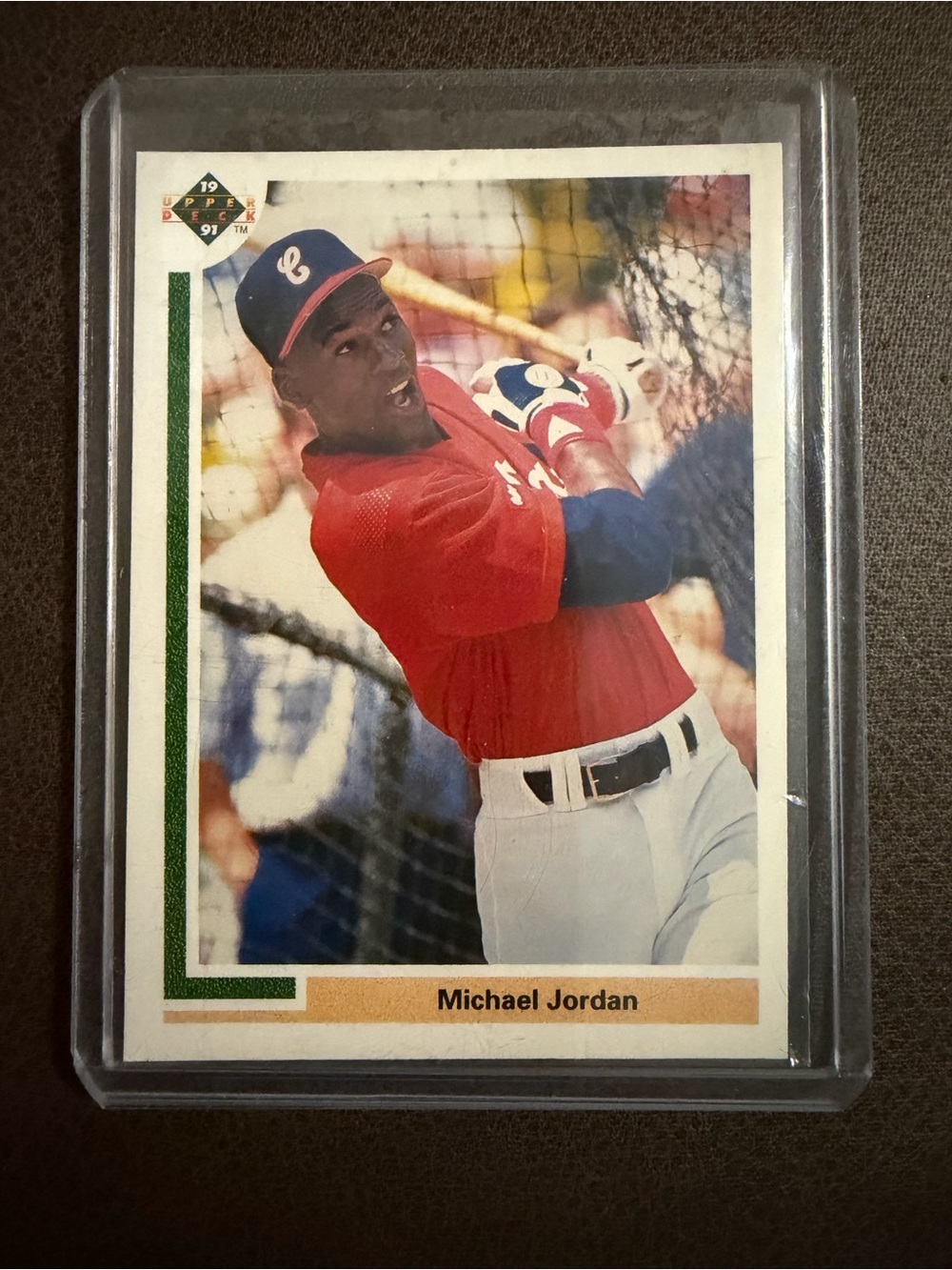 1991 Upper Deck Michael Jordan Baseball Card